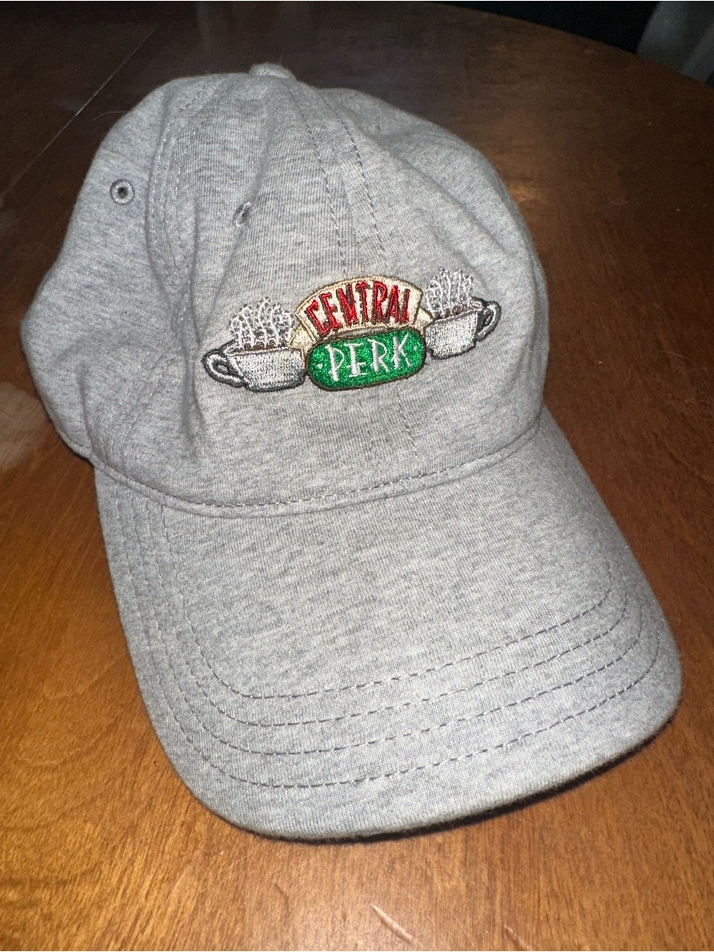 American Eagle Light Gray Cotton Bucket Hat